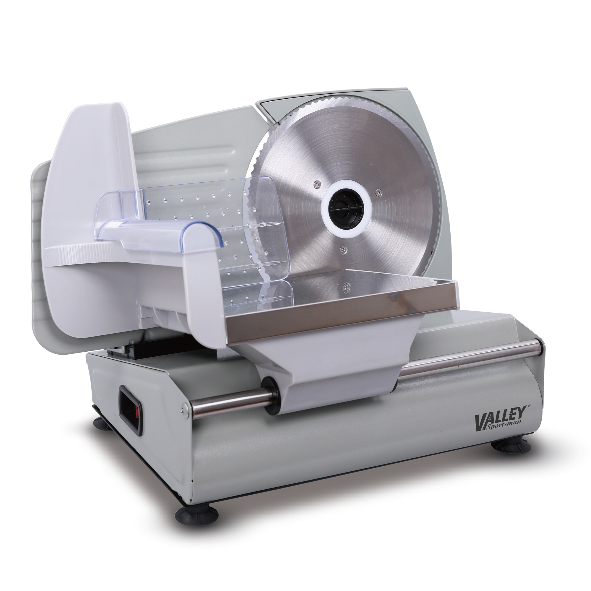 Valley Sportsman Metal Food Slicer - 7.5in. Stainless Steel Blade, 0.25 HP, 120 Volts